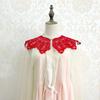 Three Styles Cotton Fake Collar Shawl Wrap Hollow Out Floral Doll Collar Detachable Shirt False Collar Blouse Top Accessories