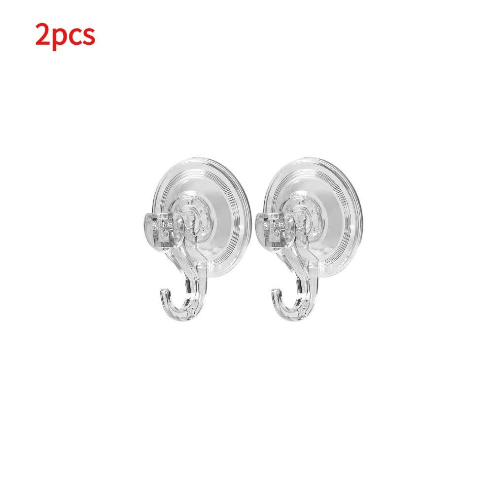 Suction Cup Hooks Clear Reusable Heavy Duty Vacuum Suction Cup Hooks Kitchen Bathroom Hooks for Towel Wall Hook Storage Holder
