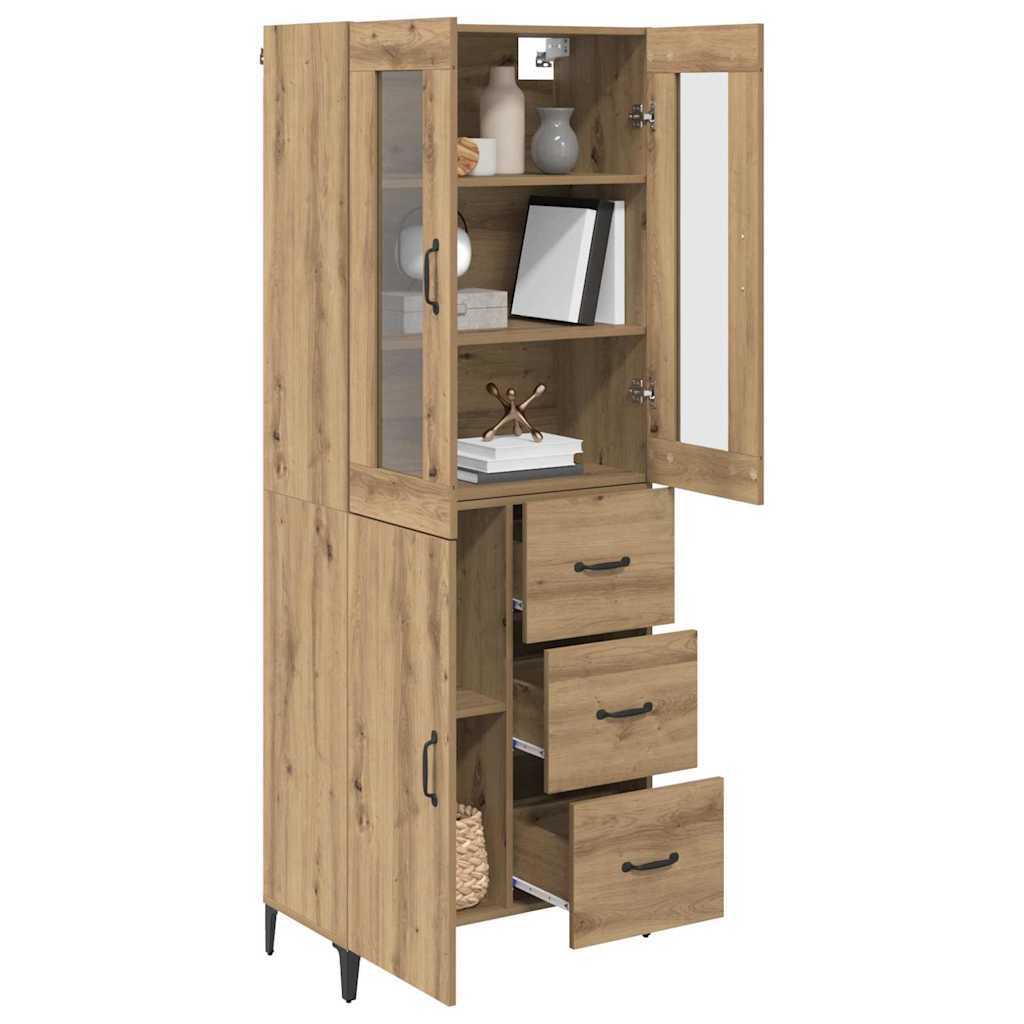 Highboard Artisan Oak 69.5 x 34 x 180 cm Particleboard