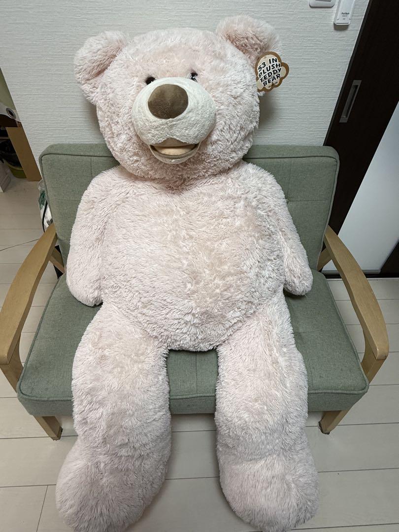 

[USED] HUGFUN 53-inch Plush Teddy Bear, Costco Extra Large Bear