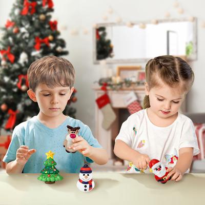 Christmas Stress Relieving Toy Santa Claus Christmas Tree Squeezing Bouncing Toy New Year Gift 2025 Christmas Party Decoration