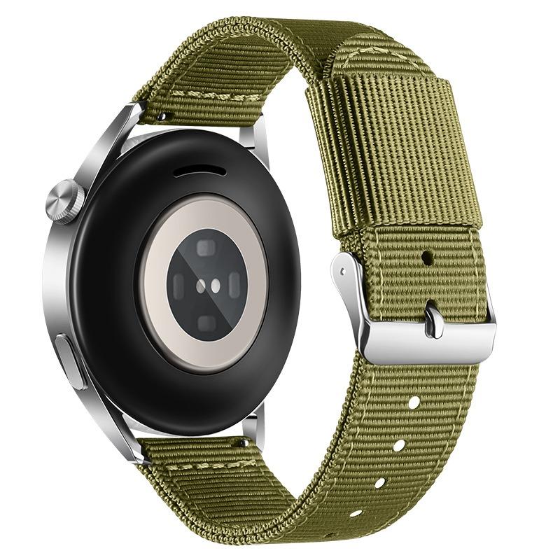 

17мм 19мм 20мм тканинний нейлоновий ремінець для годинника SWATCH Браслет Заміна браслета Жіночий чоловічий годинник Спортивний годинник Аксесуари Ремінець 19mm срібний/зелений