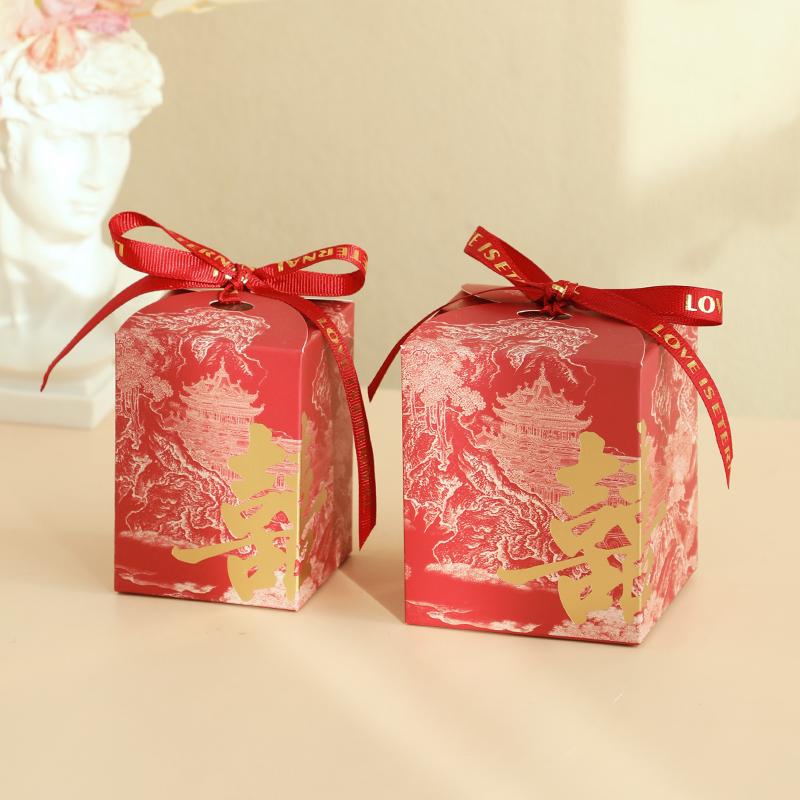 2025 Wedding Favor Candy Gift Boxes - Empty Niche Candy Bags