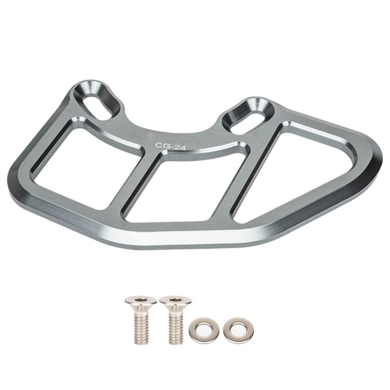 Protetor de Corrente de Bicicleta Ligas de Alumínio Placa de Proteção Protetor de Coroa de Mountain Bike para Coroas de 22D-26D Fácil de Usar