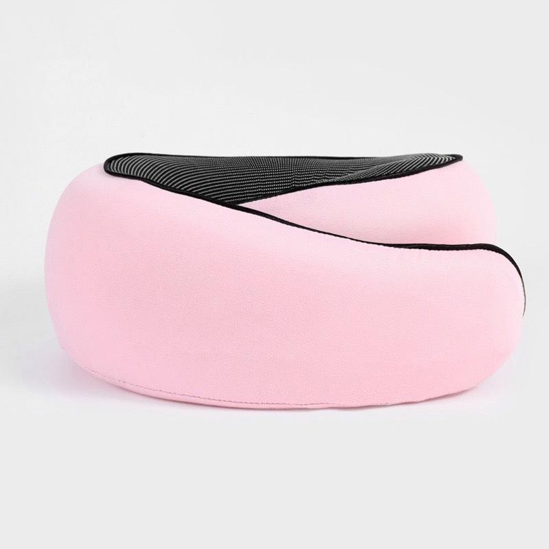 Memory Foam Neck Pillow for Travel with 360 Head Support Soft Chin Support Comfortable for Airplane Car Office Nap