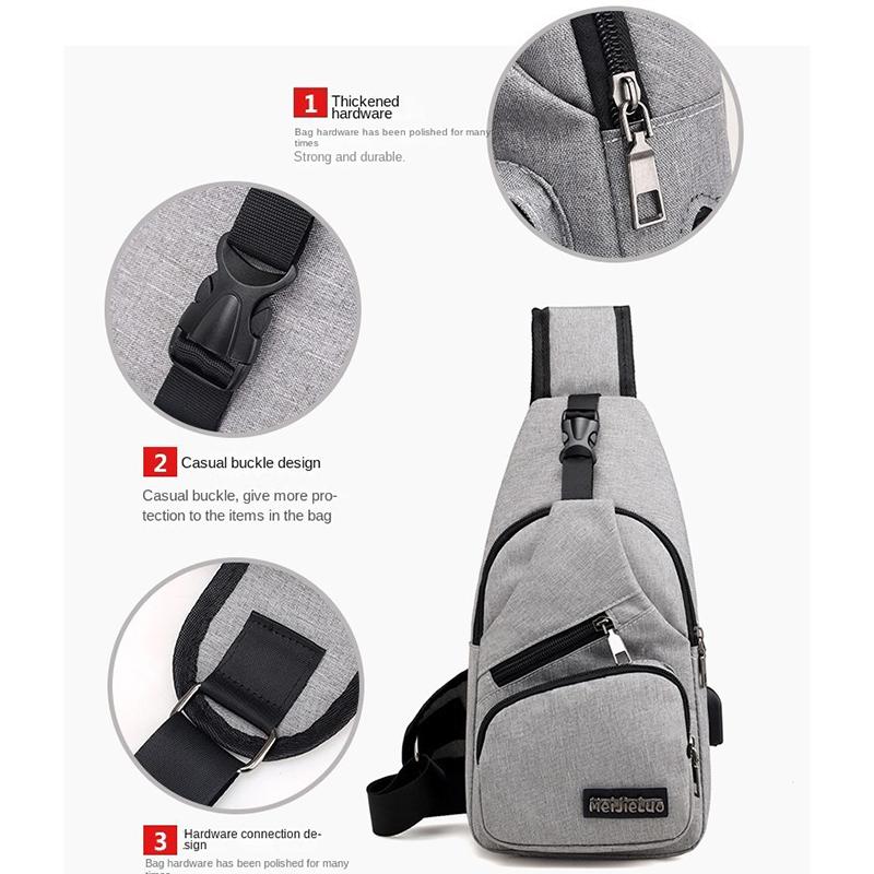 Fashion Casual Crossbody Bag Small Men's Shoulder Bag Men Diagonal Backpack Messenger Phone Bag Boy Fanny Chest Pack New