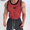 Men Round Neck Sleeveless Casual Sport Loose Tank Tops Undershirts