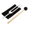 Dreld A=440Hz Tuning Fork Guitar Tuner with Resonator Box, Wooden Box, Mallet, and Accessories, Rubber Mallet Set, Standard Tone, Musical Instrument,