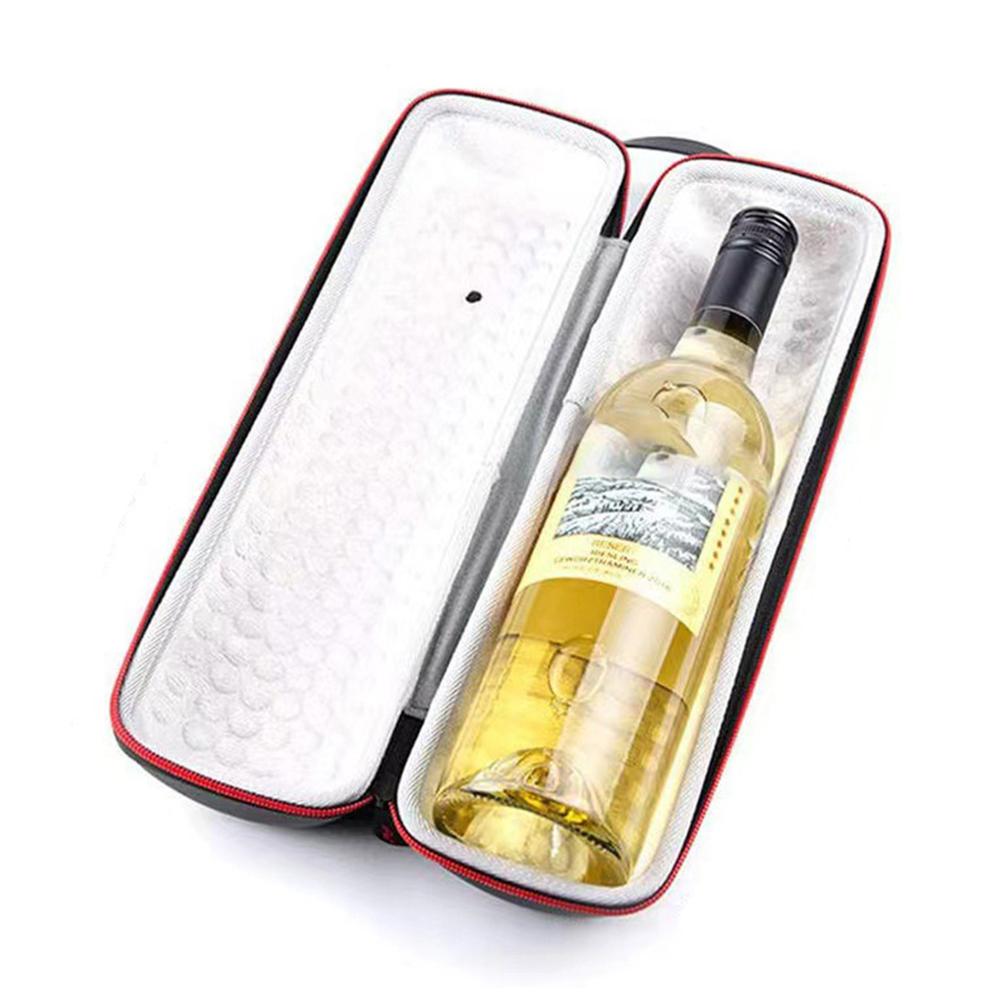 EVA Portable Wine Bag Waterproof Cooler Ice Bags Beer Cooling Bags Single Red Wine Gift Box for Party Travel Wine Travel Carrier