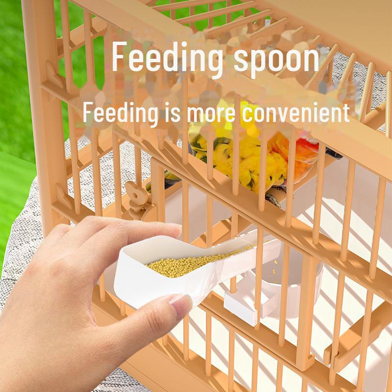 Cușcă mare respirabilă pentru papagali: Vilă spațioasă pentru păsări, exterioară/interioară, cu design portabil