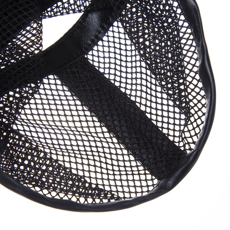 Adult Sex Toys Leather Mesh Leaky Mouth Headgear Performance Props Hedging Toys Bandit Masks Couples Sex Toys