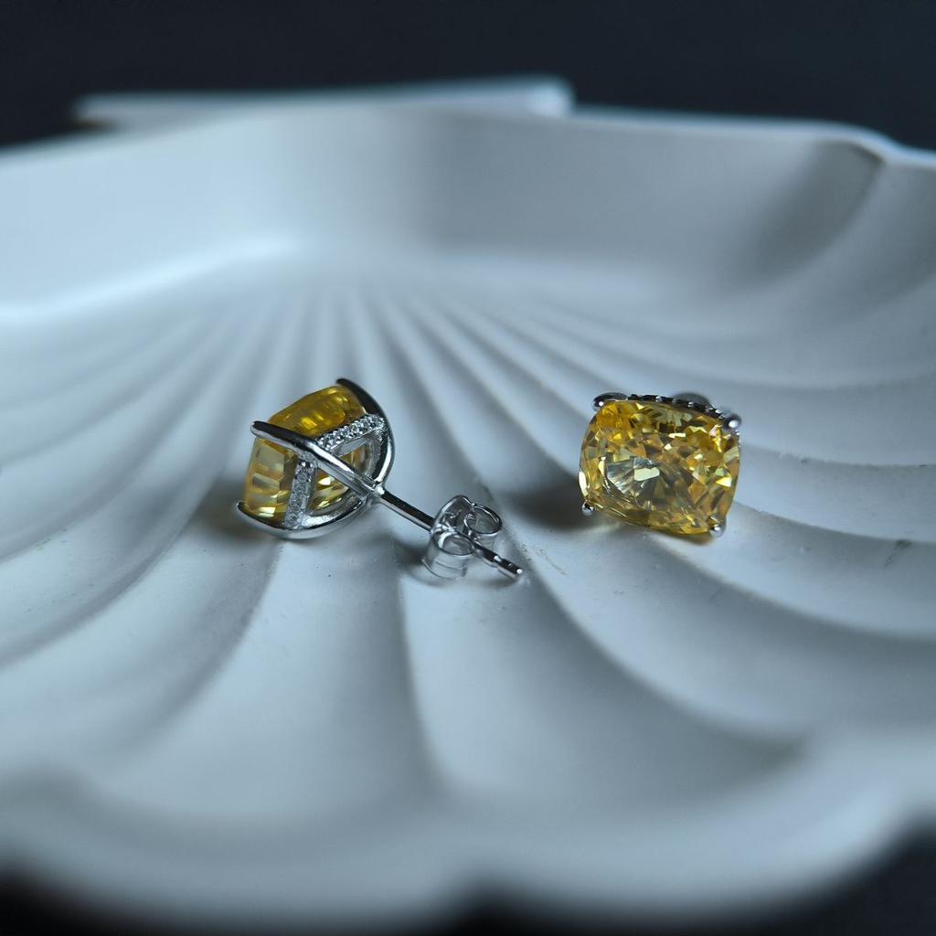 Серебряные серьги с фианитами (2186540)