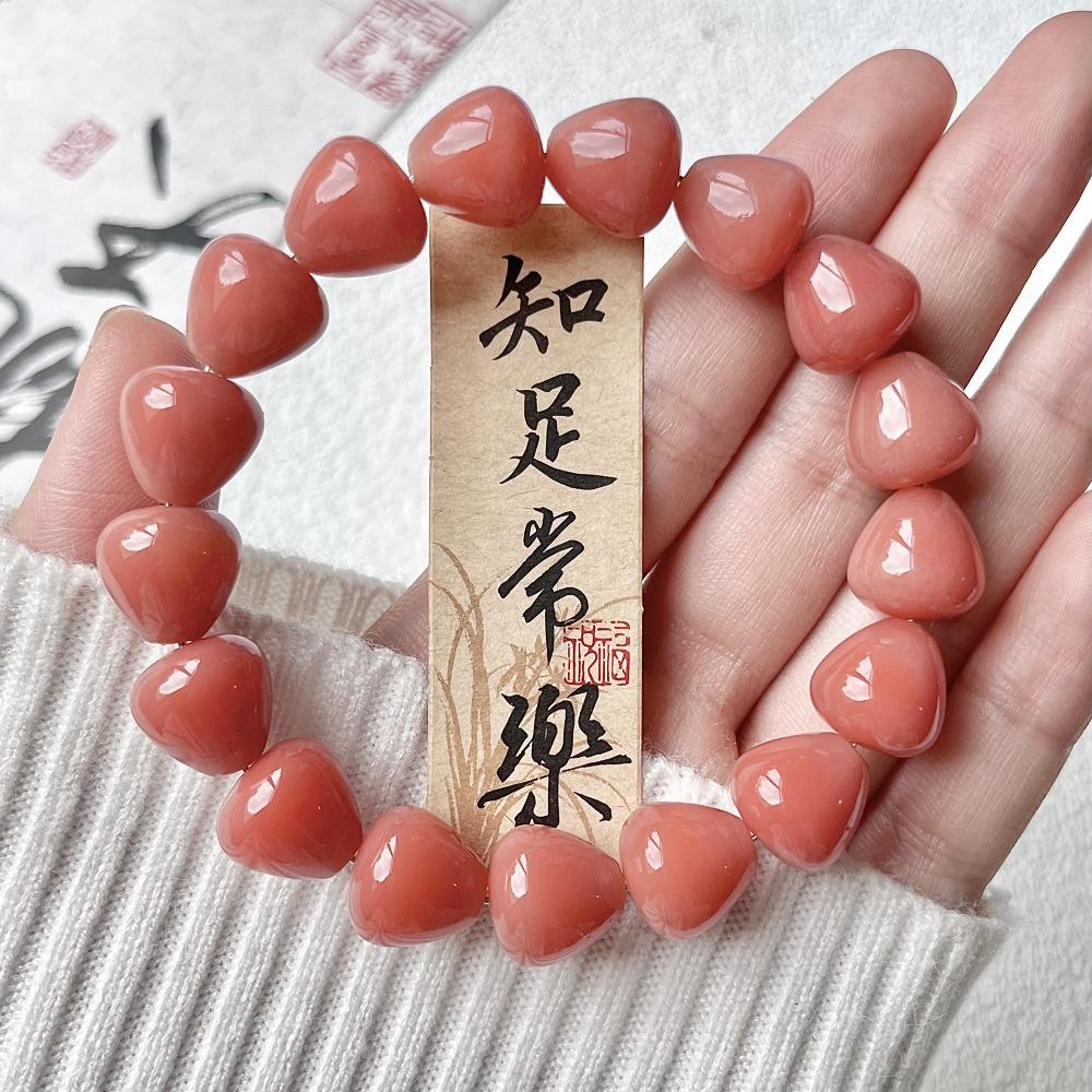 Lucky Pork Intestine Bracelet Purple Grape Color Healing Bodhi Bracelet Creative Gift Bangle