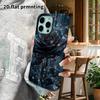 Phone Case: 2D Flat Suitable for iPhone 18, 17, 16, 15, 14, 13 Pro Film Protective Case, Couple Style, Crystal Black Rose, Christmas and Halloween Gif