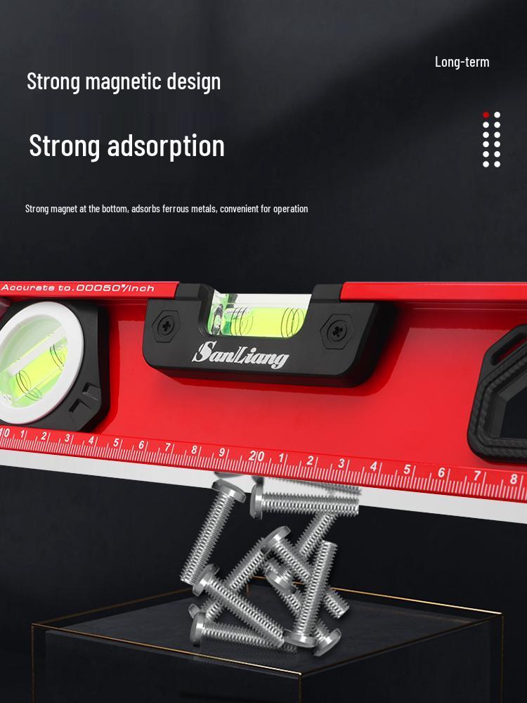 High-Precision Mini Magnetic Aluminum Level Ruler