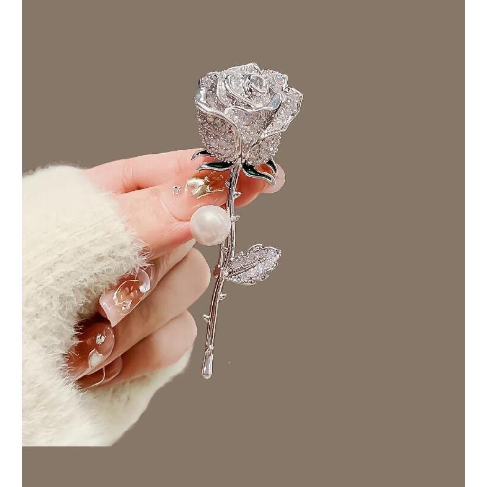 Diamond Butterfly Versatile Simple Brooch Flower Anti-light Pin Clothing Accessories Corsage