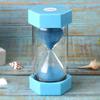 Clessidra Blu Elfo Sabbie Mobili 10/20/30/45/50/60 Minuti Timer Creativo Regalo di Compleanno Clessidre Esagonali Colorate Cronografo