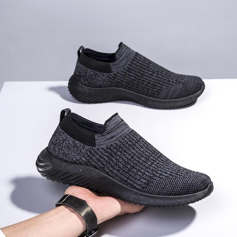 Fashion Solid Color Socks Breathable Sneakers 2024 Spring New Mesh Large Size Men' Casual Shoes Fashion Trend Versatile Skateboard Shoes