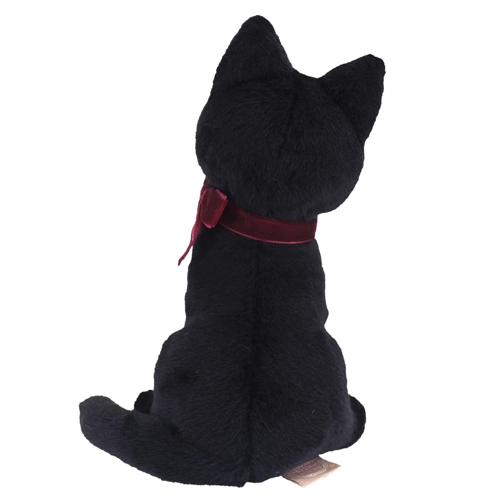 Sunlemon Jolly Black Sitting 13 x 12 x 19 cm Plush Animal Cat P-9072