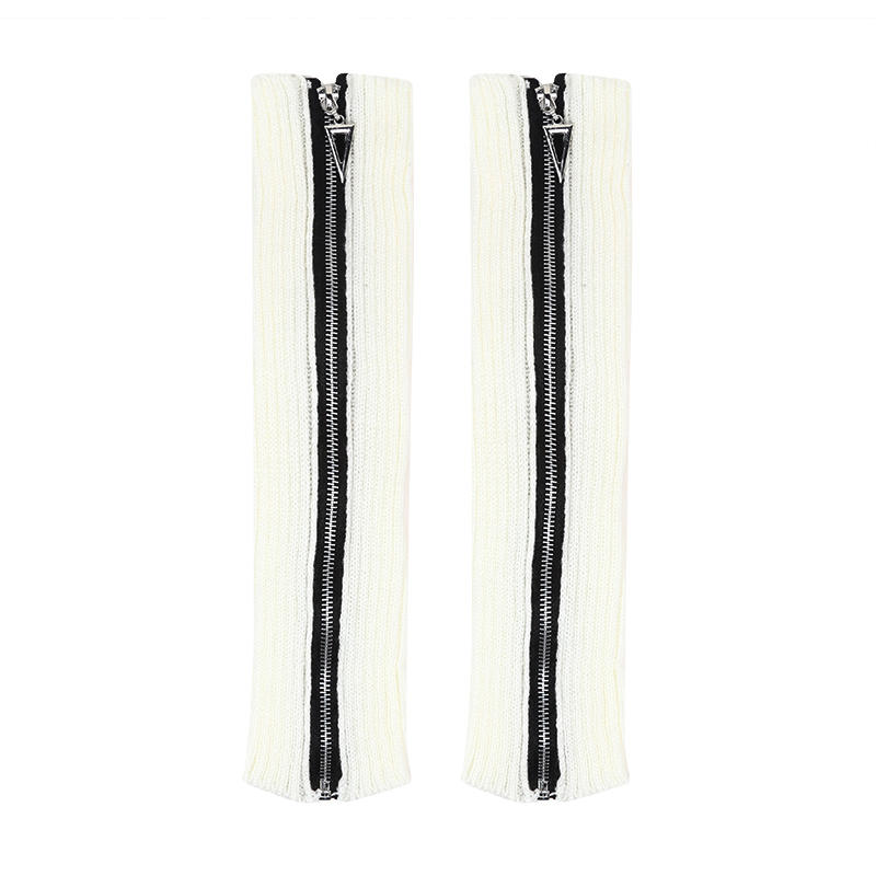 

Женские модные вязаные длинные носки в стиле Лолита, гетры, Харадзюку Каваии, носки для ботинок, зимние гольфы до колена, носки-гольфы One Size белый