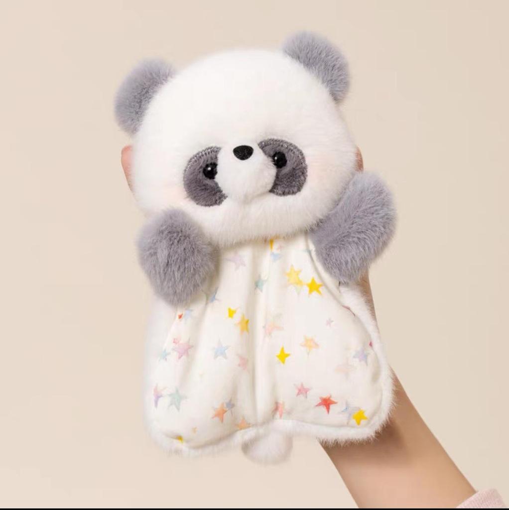 Red Panda & Cat Plush Wrist Rest Doll - Cute Desk Buddy Gift for Girls