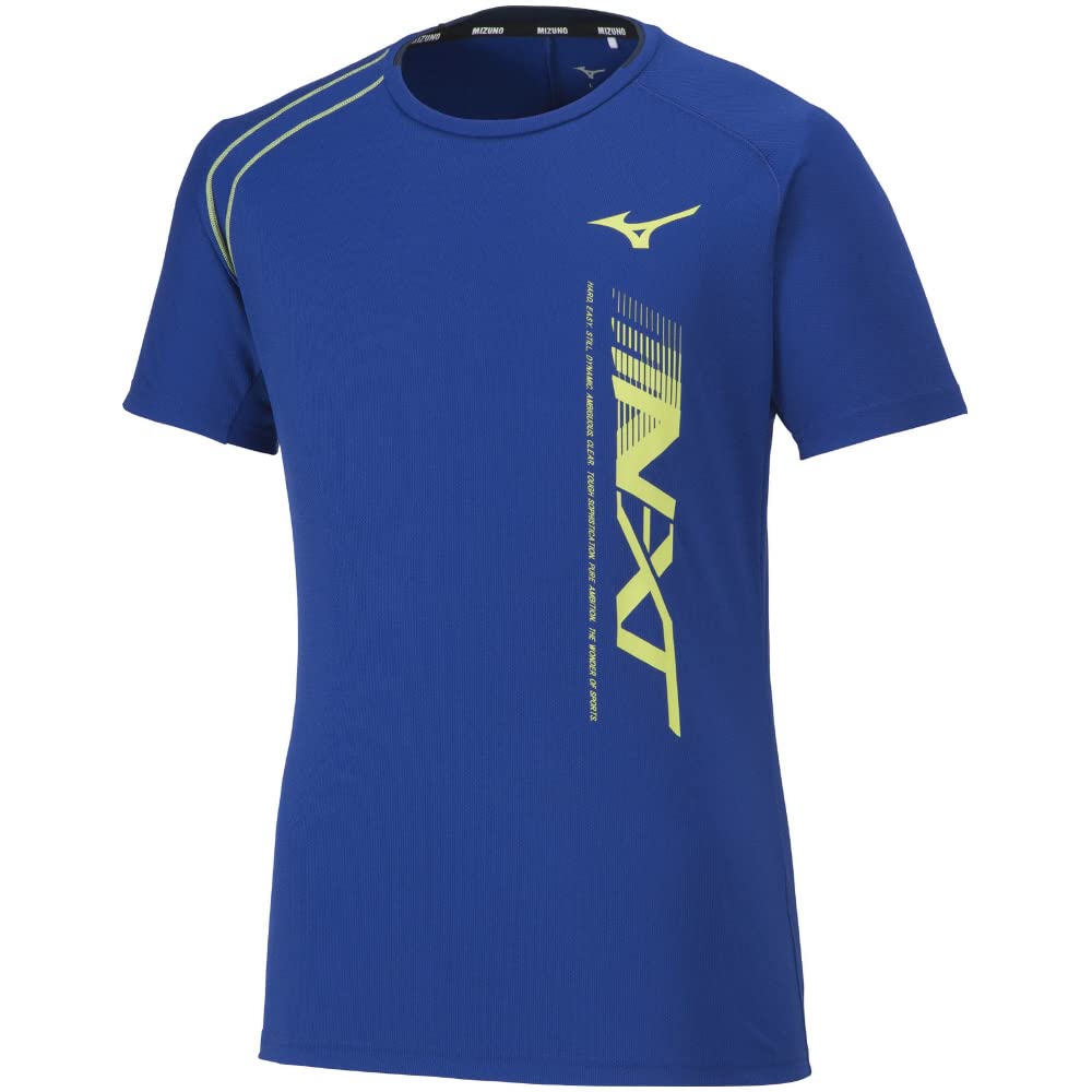 

Волейбольные тренировочные шорты Mizuno Move Tech Surf Размер M Футболка N-XT, Рукав, Влагоотводящая, Быстросохнущая, V2MAA002, Синий,