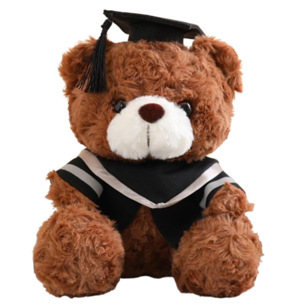 23/28cm Bachelor Bear Plush Toy Soft Bear Animal Doll Doctor Cap Graduation Bear Doll  Party Favors
