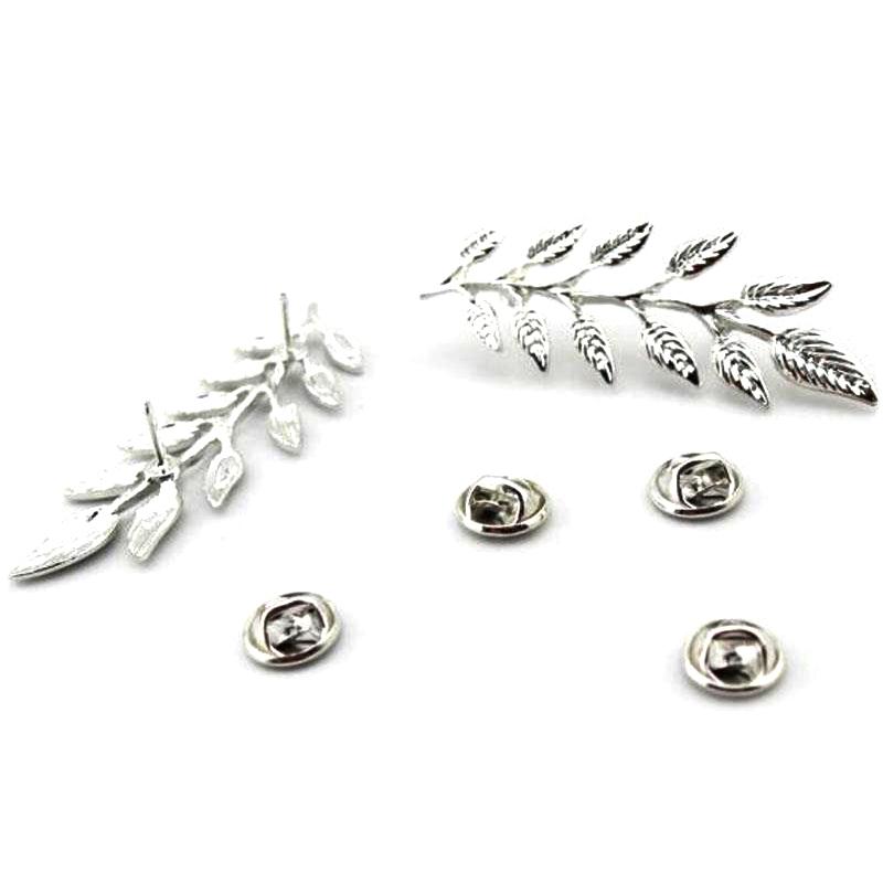 1 Pereche Ace de Guler pentru Cămașă de Costum la Modă, Broșe din Aliaj în Formă de Frunză, Buton pentru Gulerul Puloverului pentru Bărbați Femei, Accesorii de Îmbrăcăminte pentru Moda Zilnică