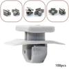 Set of 100 Wheel Arch Flare Moulding Trim Fastener Clips for Honda For Civic For CRV Secure Fit Plastic Clips for Auto Trim
