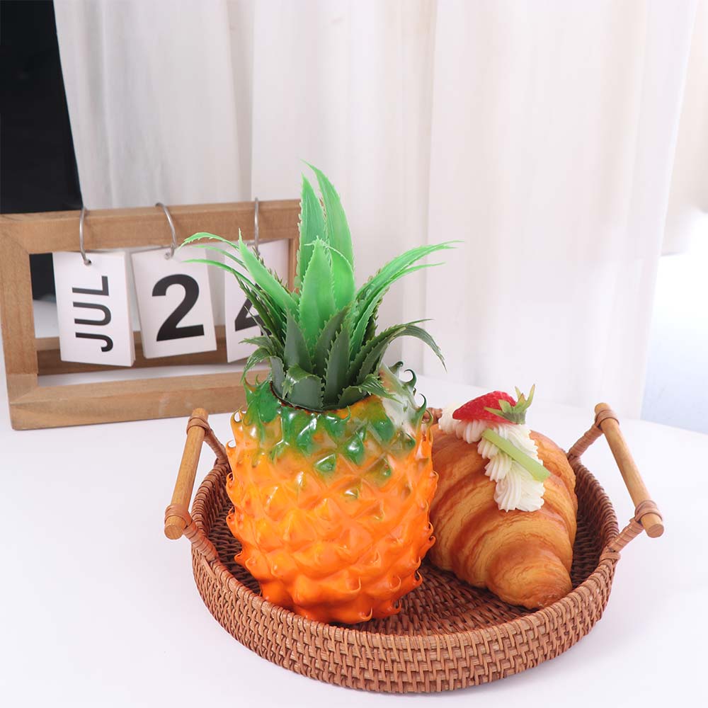 Realistic Simulation Pineapple Model Foam Faux Pineapple Ornament  Photography Props