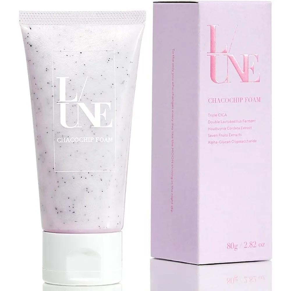 L/UNE Facial Cleanser Face Scrub Chaco Chip Foam Pore Cleanser Blackhead CICA 80g