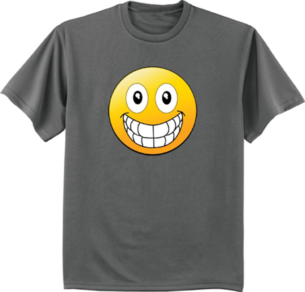 Funny Smiley Face Emoji T-shirt Mens Graphic Tee M