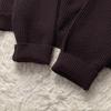 Used MOSCHINO COUTURE Layered style V-neck knit sweater pullover dark purple I38 size MOSCHINO COUTURE