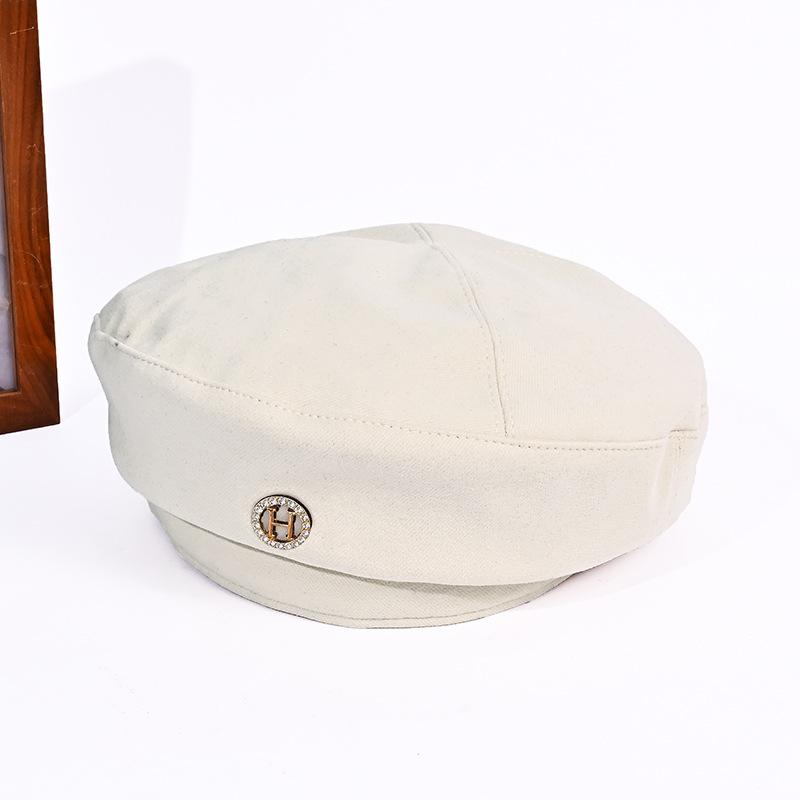 

Осенне-зимняя простая шляпа женская универсальная шляпа художника ретро шляпа для лица One Size