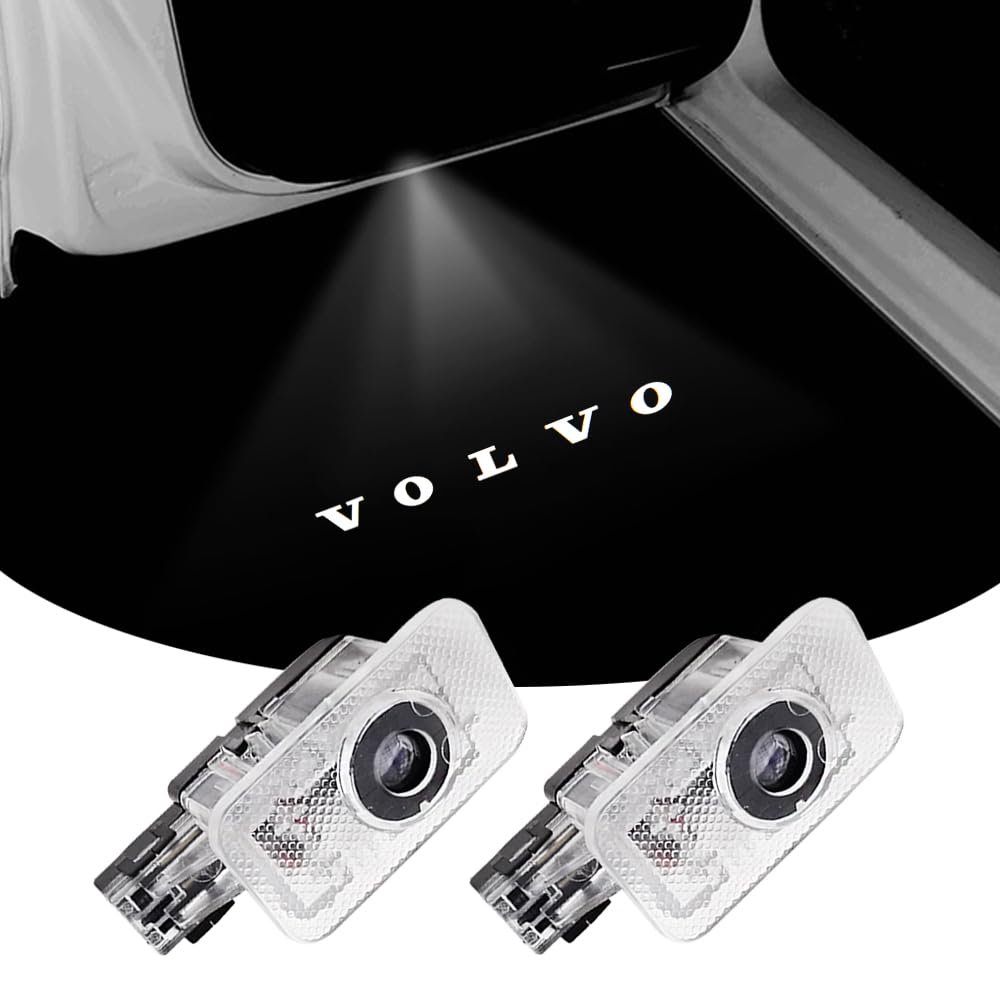 Oświetlenie powitalne LED, Oświetlenie wejścia, Oświetlenie wnętrza, Projekcja logo, Zapobieganie duchom, do Volvo V40, V60, S60, S80, XC60 i XC90