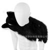 Original Plush Canine Animal Head Mask, Fox-shaped Shawl, Realistic Plush Cosplay Personalized Shawl Clothing