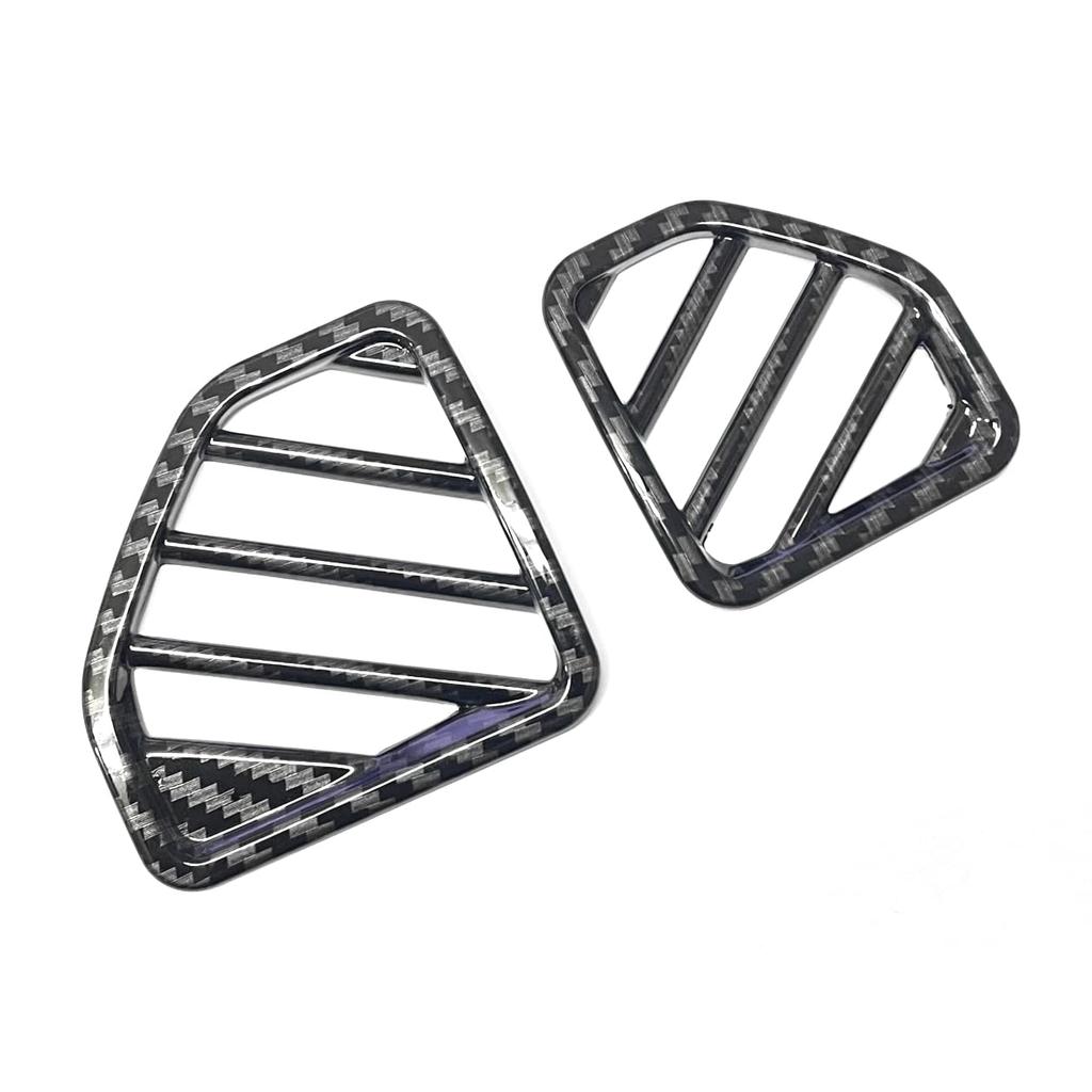 CGP Carbon Fiber Garnish Set of 3 for Atrai and Hijet Cargo S700V/S710V, Drink Holder/Air Conditioner Outlet, Upper and Lower Parts, D460-1D2D6D-SET3