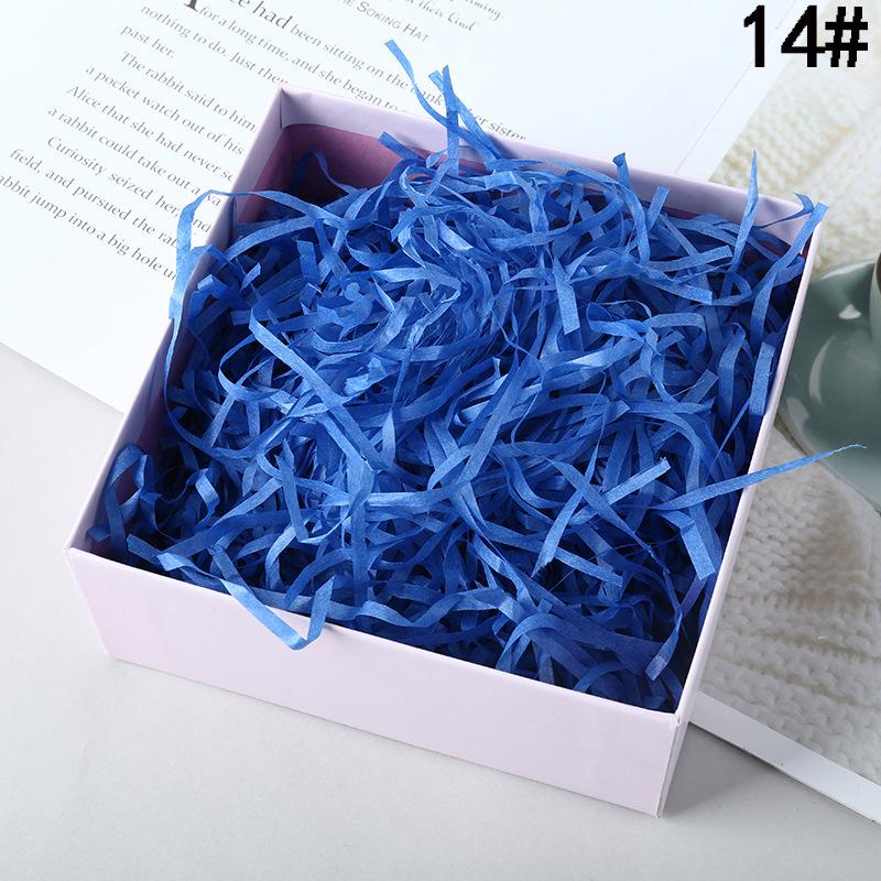 Crinkled Shredded Straw Paper Filler for Gift Box Packaging