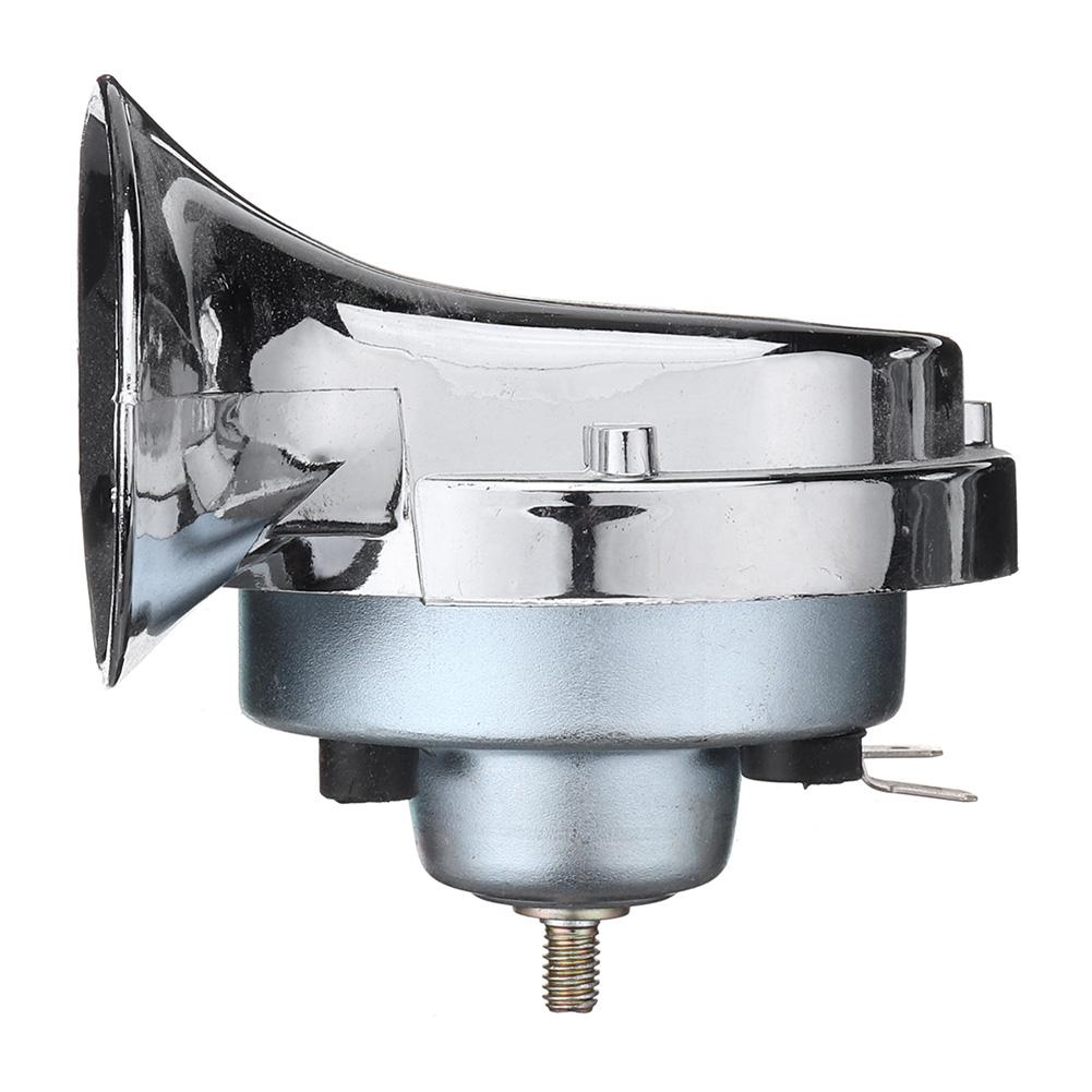 2Pcs 12V 120dB Car Horn Motorcycle Universal Chrome Dual Tone Air Snail Horn Car Accessories New