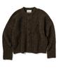 Supersub Flash Symbol Raglan Crop Cardigan - Brown