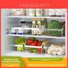 Refrigerator Storage Box With Lid For Fresh Food Preservation Kitchen Organizer