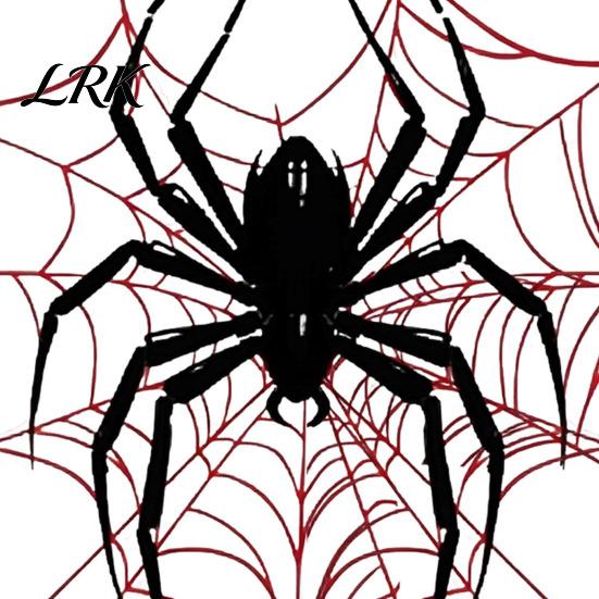 Halloween Spider Web Cling Static Glass Sticker, Reusable Window Decal, Black Red Decoration Pattern Sticker for Home Store Kindergarten Decor