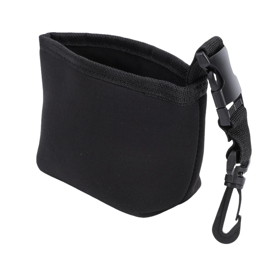 Club and Ball Cleaning Bag Multifunctional with Detachable Clip Portable Waterproofing Club Cleaner Pouch