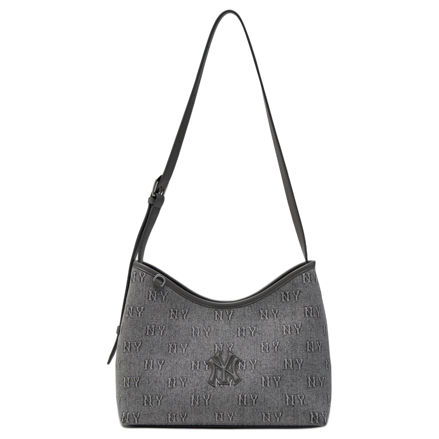 

MLB 26 Spring Collection All Over Print Cotton Shoulder Bag Unisex bags Light-Charcoal 3ABMMD16N-50CGL Basic Set (Bag)