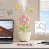 Blumen-Luftbefeuchter mit großem Fassungsvermögen und Nachtlicht - Ideal für Zuhause, Büro und Schlafzimmerdekoration