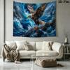 Eagle Art Wall Tapestry Aesthetic Wall Hanging Printed Fabric Blanket Decorative Tapestries for Bedroom Living Room Home Decor