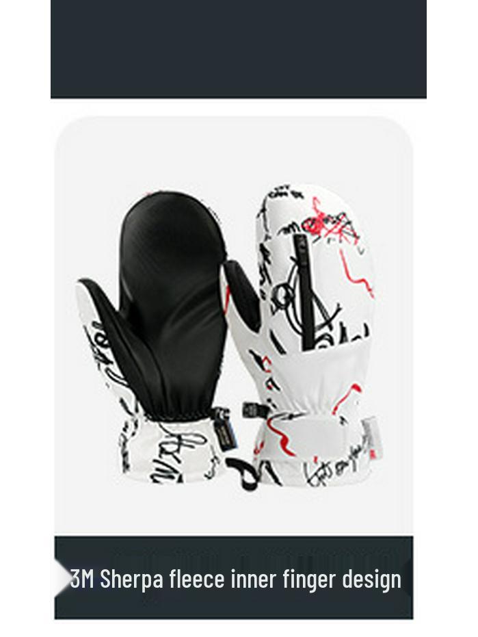 Winter Ski Touchscreen Gloves - Windproof, Cold-Proof, Plus Velvet for Men and Women