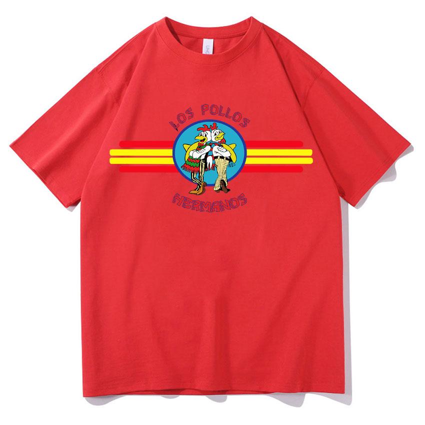 TV Series Tshirts Funny Los Pollos HerUnisexos Chicken Brothers Oversized Tee Shirt Unisex Cozy Tshirt Streetwear Summer Casual Tees S