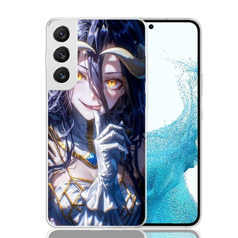 Albedo Overlord Anime Phone Case For Samsung Galaxy S26 S25 Edge S24 S23 FE S22 Ultra S21 Plus S20 + Fundas Cover Coque Galaxy S