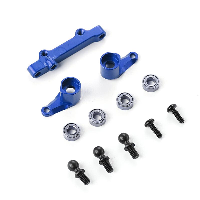

3pcs 1/16 Steering Servo Saver Complete Aluminum Alloy High Precision Rc Steering Servo Saver Complete For LOSI Mini-B Mini-T темно-синього кольору